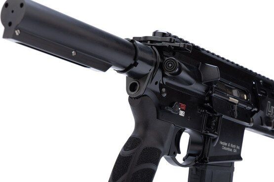 HK MR556 Pistol features a maritime buffer tube